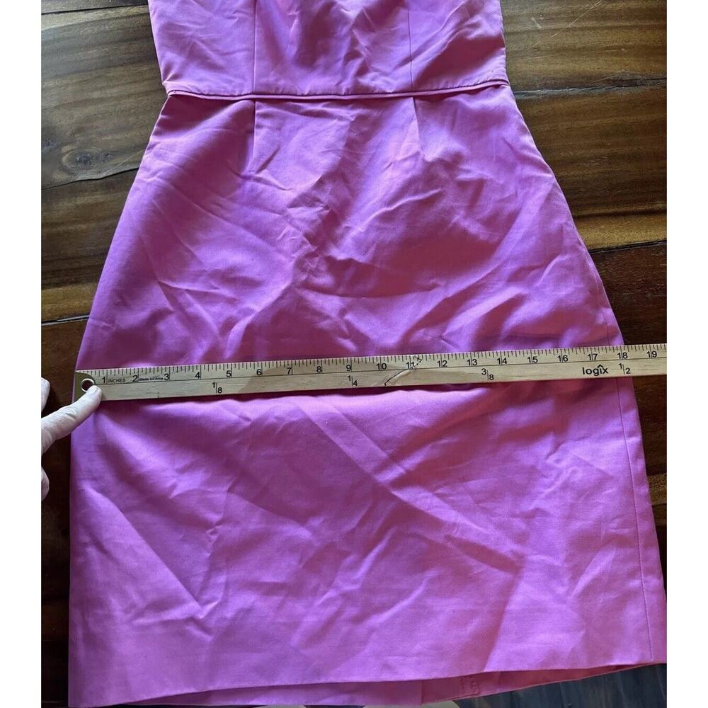 J.Crew Women's Misha Dress Style 65119 Cotton Cady Cocktail Pink, Size 0 $235 - Picture 8 of 11